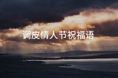 调皮情人节祝福语