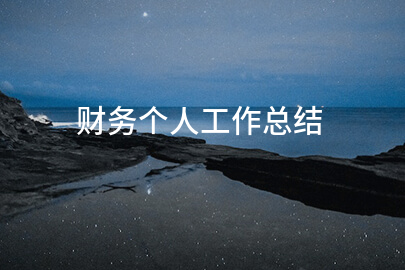 财务个人工作总结