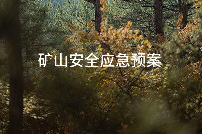 矿山安全应急预案