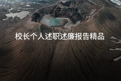 校长个人述职述廉报告精品